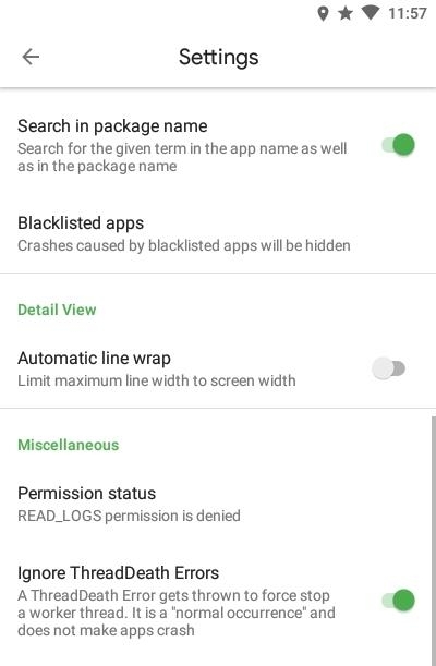 手机崩溃日志记录  v2.2.0图4