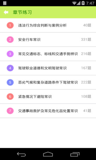 2016驾照考试科目四