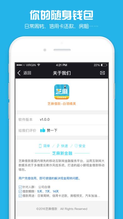 芝麻借款app下载官网安装  v9.0.95图3