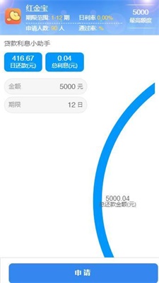 红金宝贷款app借1100还1500