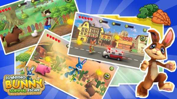 疯狂的兔子无敌跑跑免费版  v1.2.2图1